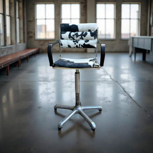 Vintage office, barstool or barbers chair